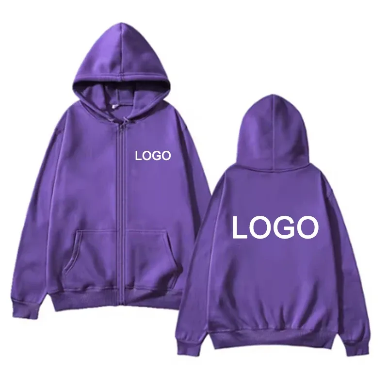 Personalizado impresso zíper hoodies moda masculina manga longa zíper até camisolas femininas casual personalidade com capuz pulôver sudadera