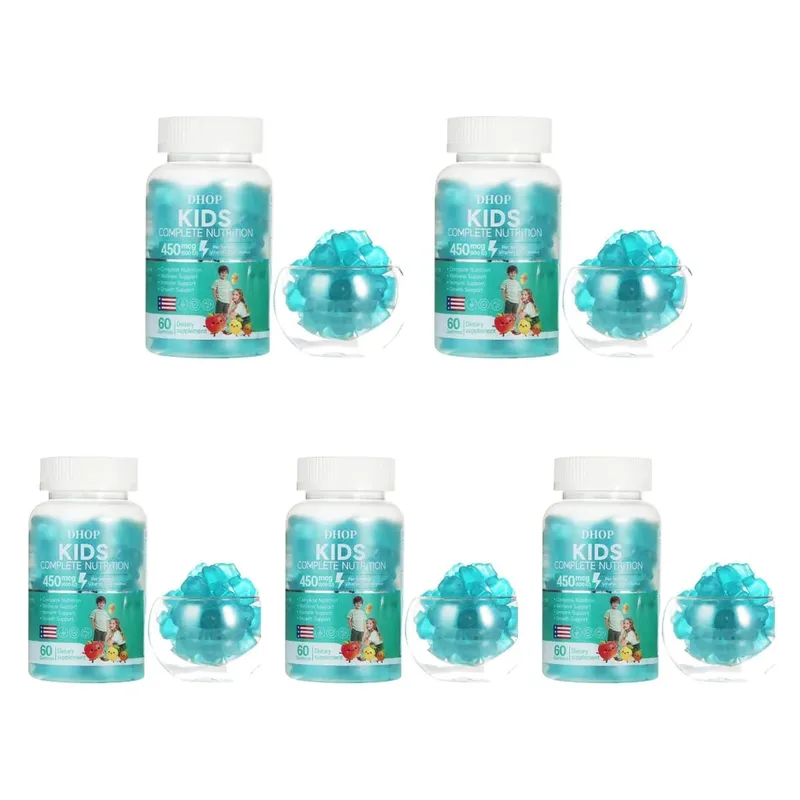 Kids Multivitamin Gummies Vitamin D3 C Zinc B Vitamins Immune Support Daily Wellness Nutrition Fruit Flavor 60 Gummies