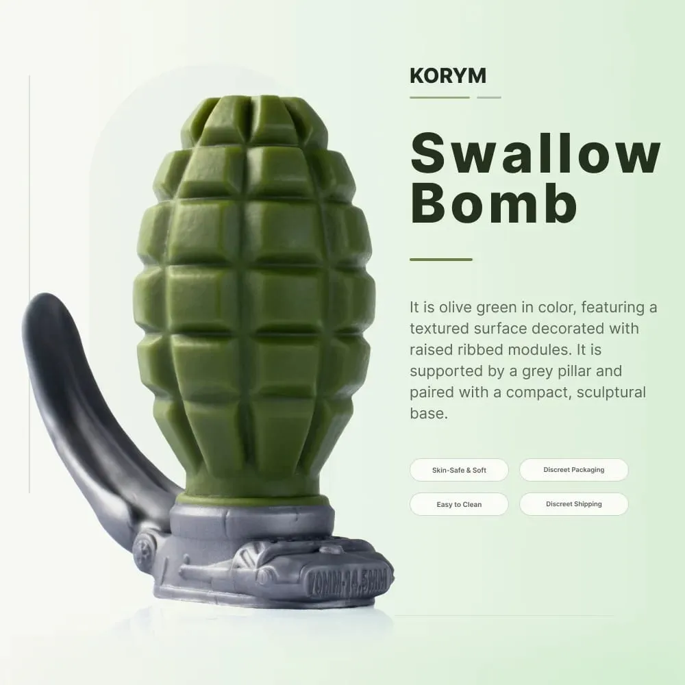 Hand Grenade-style Anal Plug Sex Adult Toys for Men and Women Pure Silicone Anal Expansion Toys Butt Plug with Protrusions