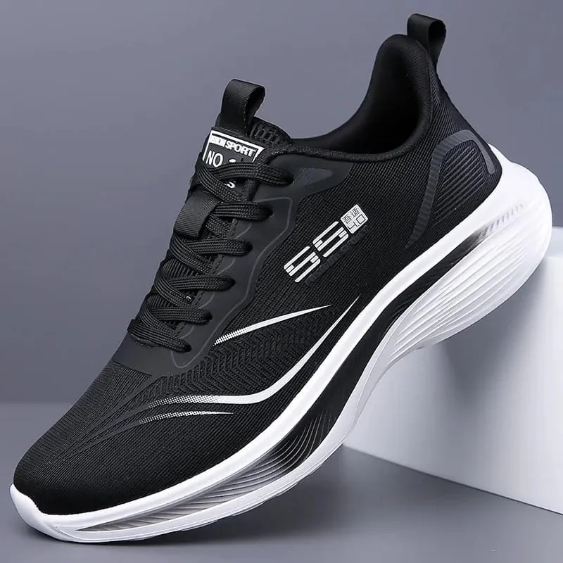 Men Running Walking Knit Shoe Casual Sneakers Breathable Sports Running Athletic Gym Lightweight Outdoor Women Shoes Size39-47