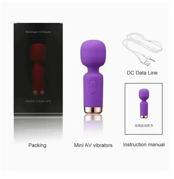 Mini AV Vibrator G Spot Vibration Vagina Anal Clitoris stimulator Dildo vibrator Adult sex Toys for women Masturbation Sex