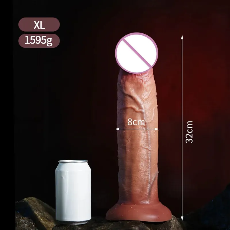 Super Long Dildo G-Spot Soft Realistic Silicone Anal Dildos Strapon Dick Butt Plug Masturbat Penis Adult Sex Toys for Man Women