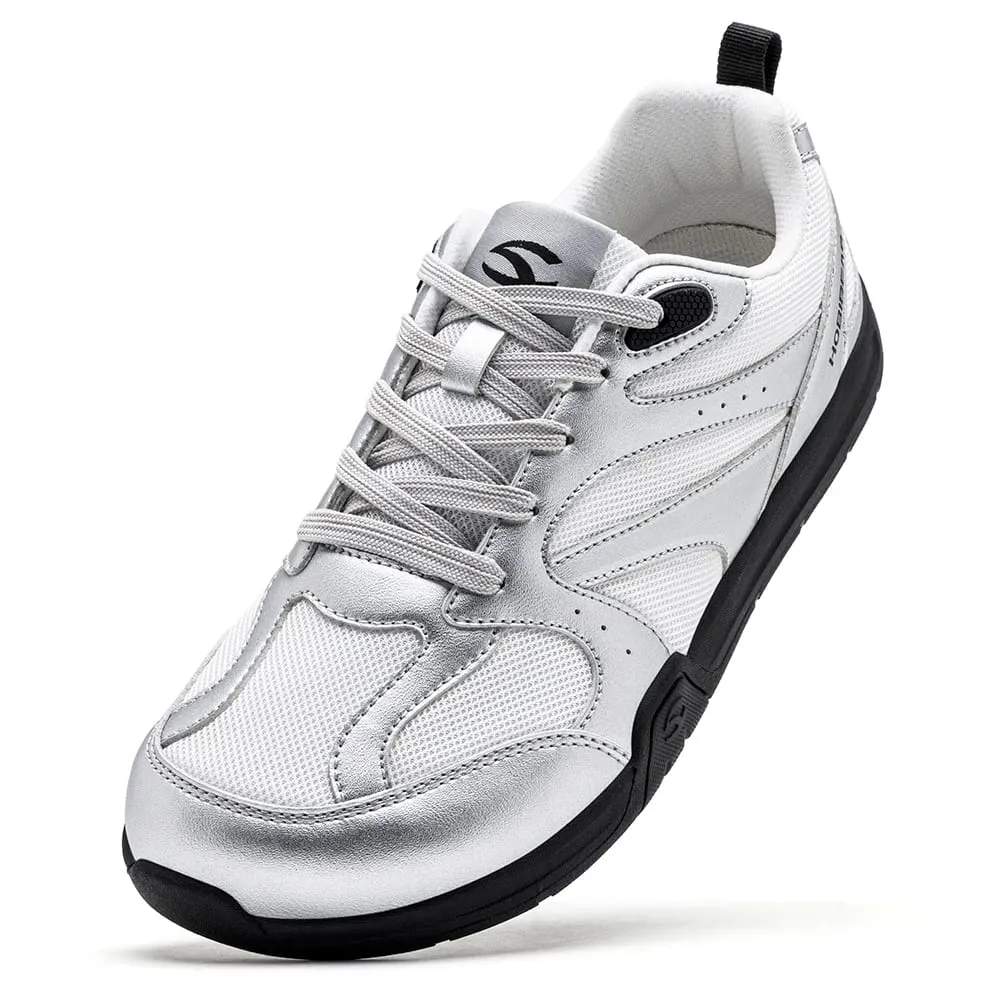 Wide Width Shoes Unisex Flexible Lightweight Lace Up Sneakers Cross Casual Walking Shoes
