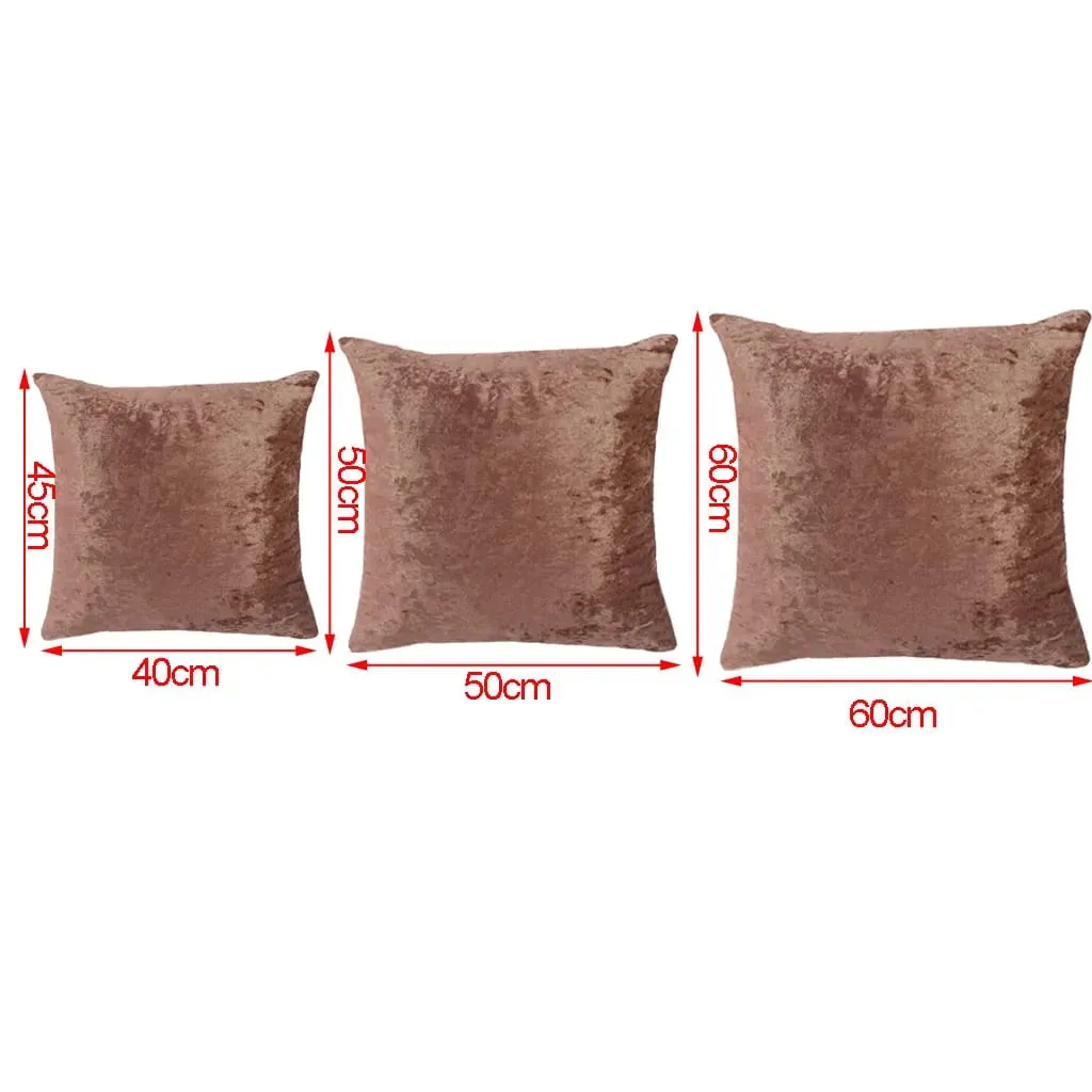 Plush Velvet Throw Pillow Cover Invisible Zipper Soft Cushion Case for Couch or Bed Decorative Pillows
