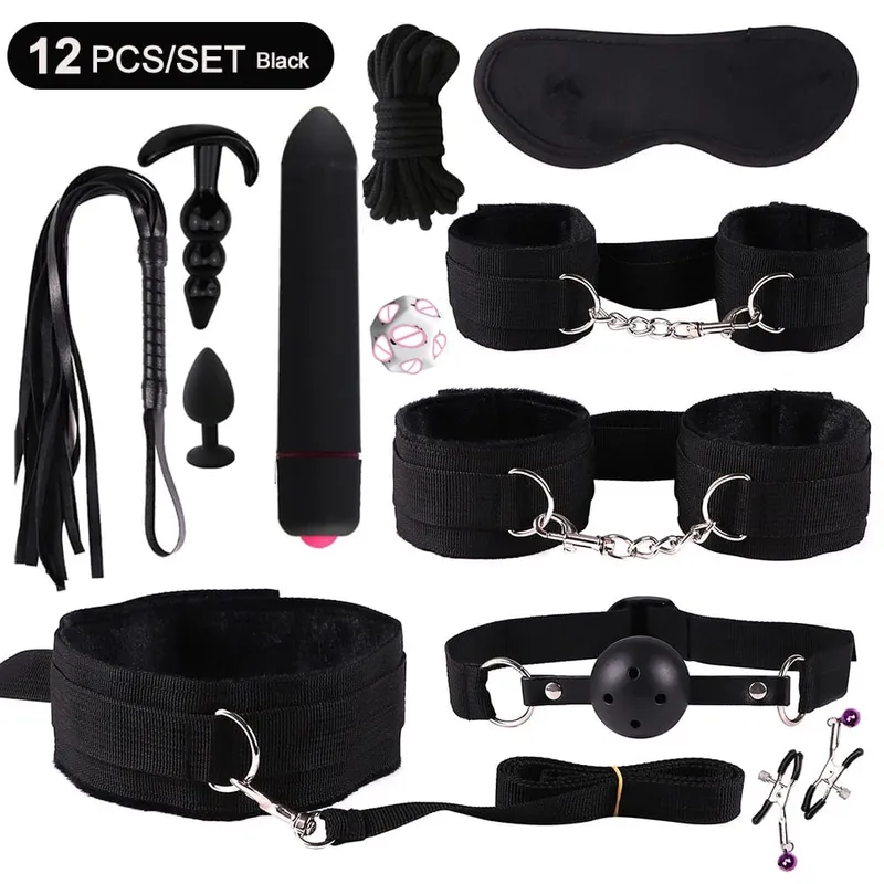 Kits Sex Bondage Vibrators Sex toys for Women Couples Adult 18 Handcuffs erotic accessories anal plug Dildo Sexy Toys Shop