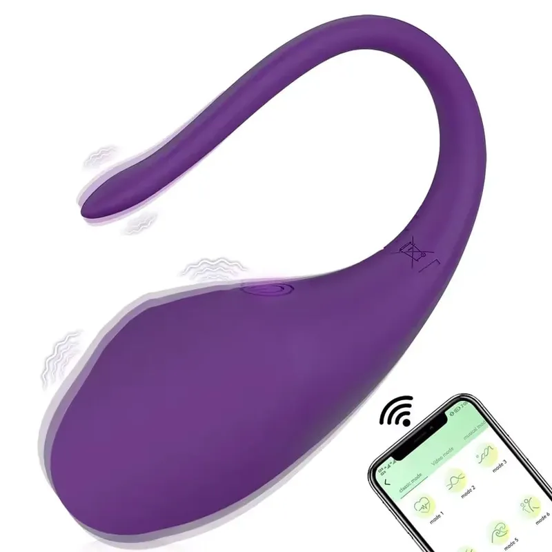 Powerful Wearable App Control Egg Vibrator U Type Clitoral Vaginal Stimulator for Couples Massage G Spot Sex Toy for Women 18+ — image 9
