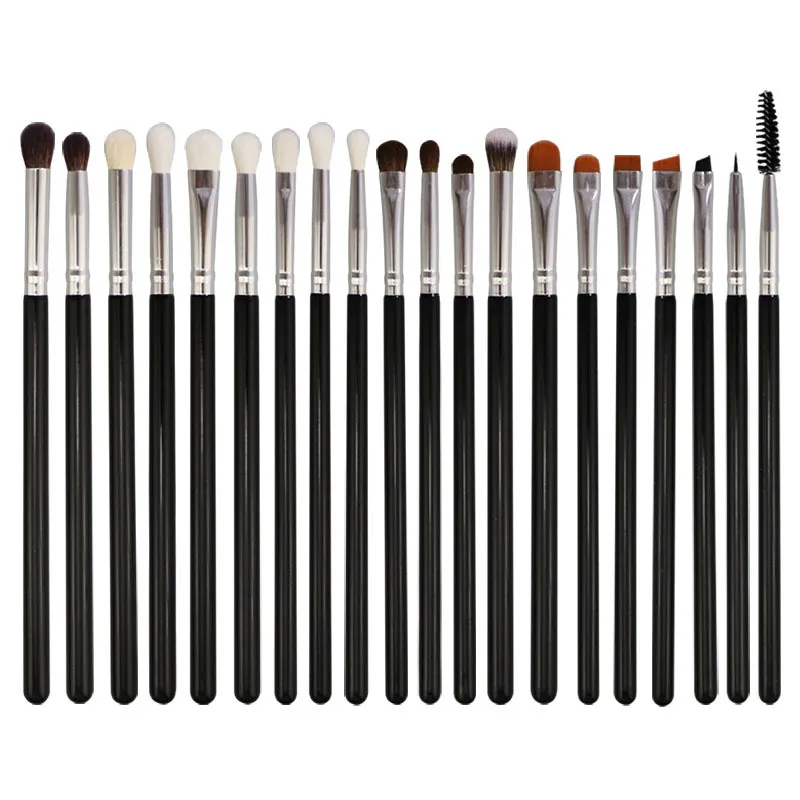 Wholesale 5/10/20PCS Flat Eyebrow Brush Ultrathin Eyebrows Makeup Brushes Eyeliner Brush Thin Eye Liner Brow Contour Brush Tools