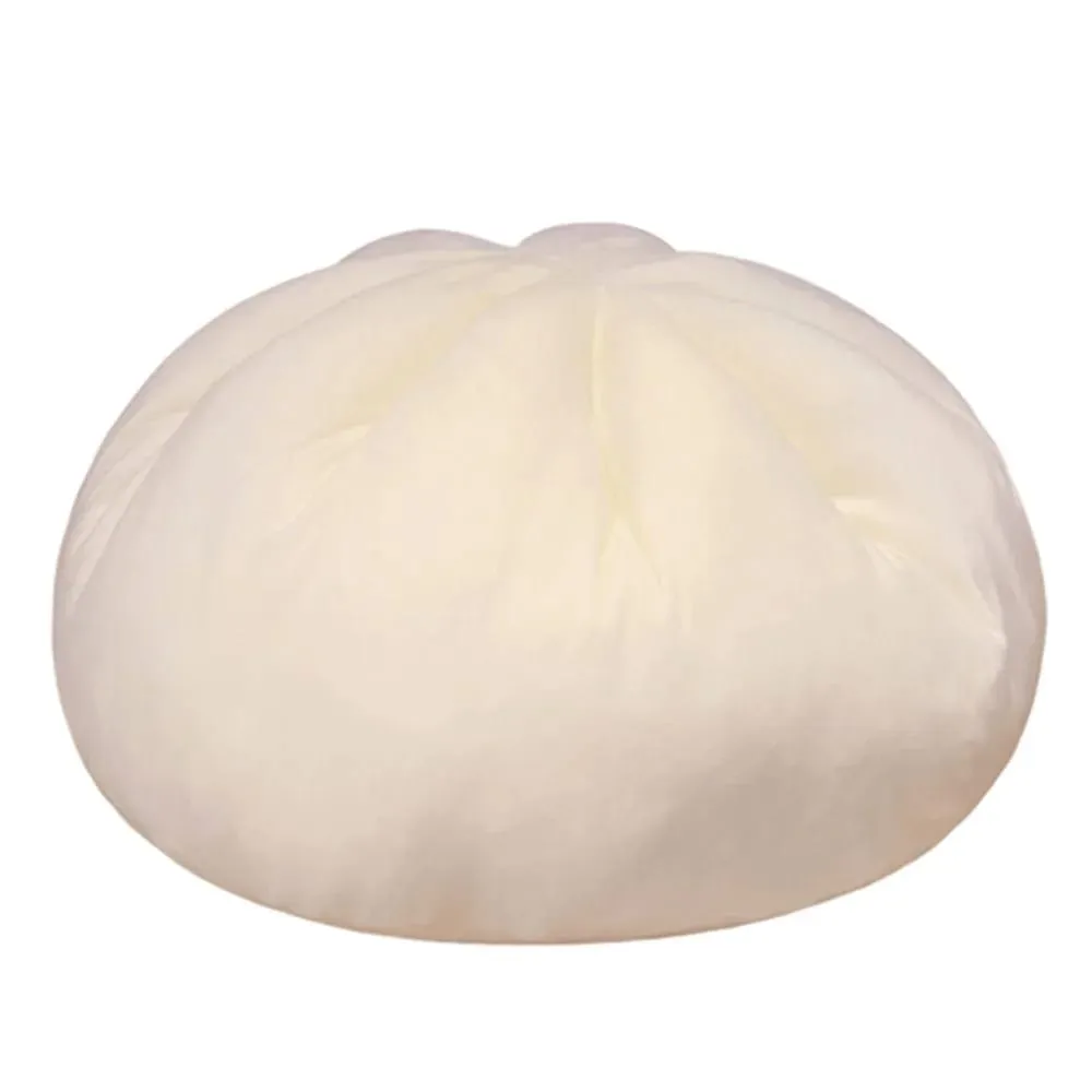 Portable Material Steamed Bun Cushion PP Cotton Filled 45cm Size Throw Pillows Cute Design Soft Texture Cushion For Men
