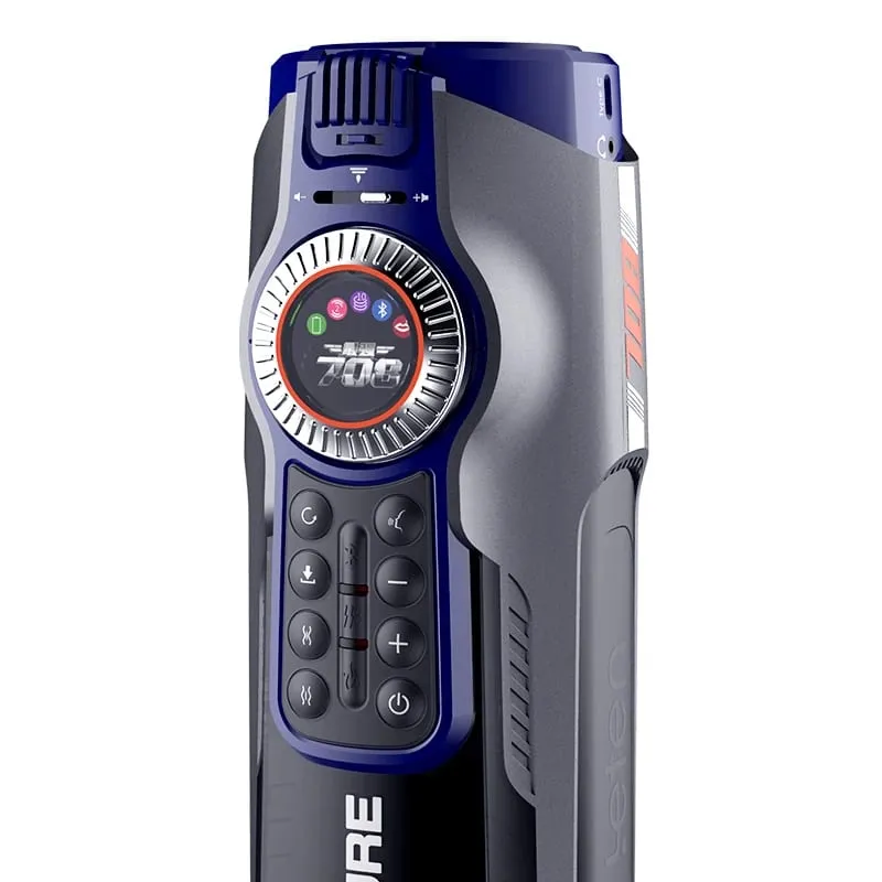 Leten 708-III Quiet Vibrator Heating Moaning USB Charging Automatic Telescopic Male Masturbation Vagina Pussy Sex Toys for Men