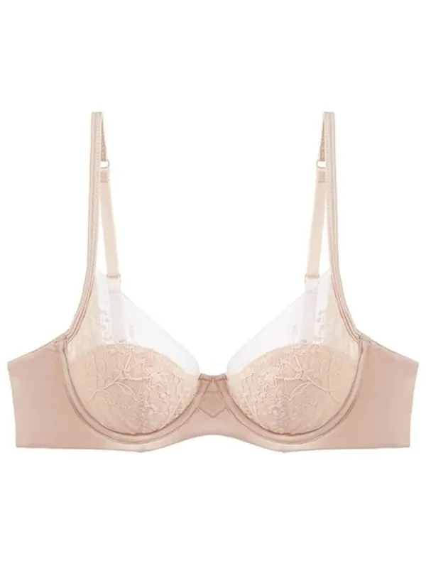Satin Lace French Lingerie Set Women Push Up Anti Sagging Full Coverage Brassiere Soft Breathable Ladies Daily Underwear 32-38