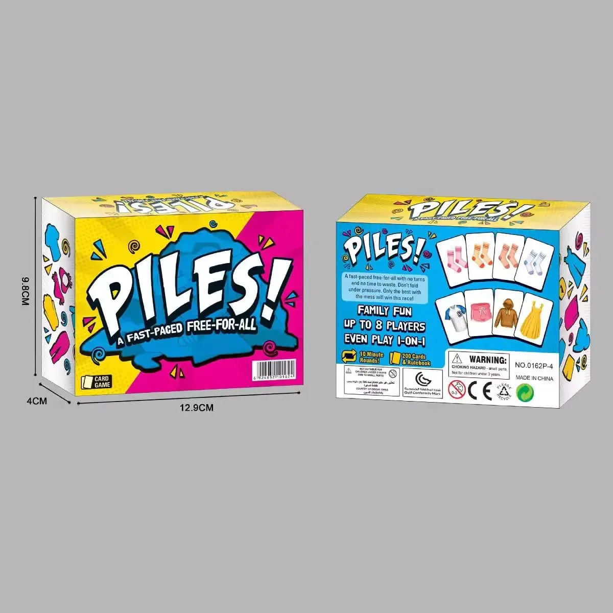 A Set of Very Entertaining Clothing Cards Folding Clothes Poker Cards Perfect for Family Gatherings Suitable for New Year