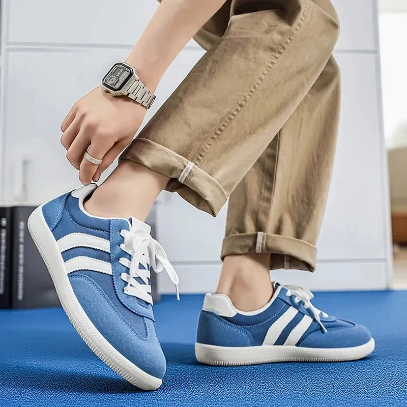 Fashion Blue Casual Sneakers For Men Large Size 48 Low-cut Designer Shoes Man Sports Shoes Outdoor Non-slip Men's Running Shoes