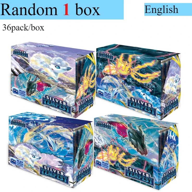 Pokémon Card 360 Pcs/Box English Brilliant Stars 151 Prismatic Evolutions PARADOX RIFT Battle Transaction Card Game Popular Gift