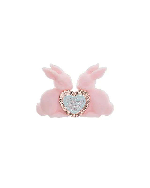 Flower Knows Sweetie Bear Shell Jewel Truskawkowa amorkowa spinka do włosów Śliczna Kawaii Vintage spinka do włosów Moda dla dziewcząt i kobiet