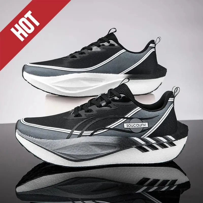 Running Shoes Carbon Board Marathon Men Sports Tenis Breathable Lightweight Women's Comfortable Athletic Nonskid Casual Sneakers
