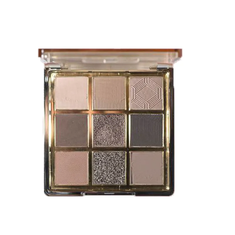 9 Colors Eyeshadow Palette Earth-toned Pearl Matte Shimmer Eye Shadow Shiny Sequins Eye Contouring Pigments Metallic Eyes Makeup