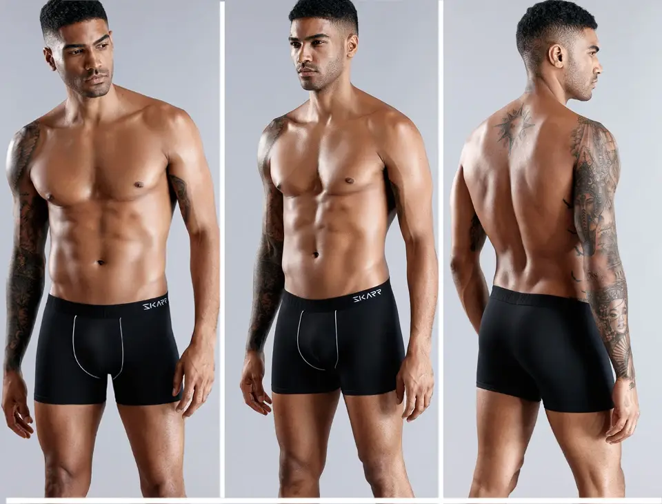 6pcs Cotton Men's Panties Sexy Underwear For Men Boxer Briefs Letter Eelastic Band Boxers Mens Underpants Shorts — image 3