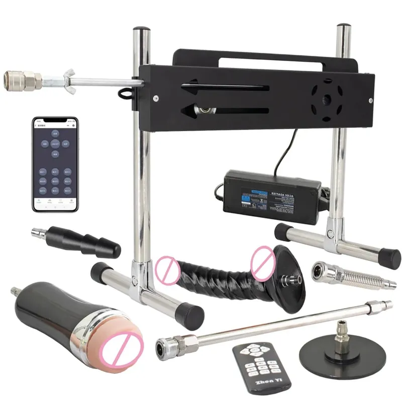 200W Super Powerful Sex Machine for Adult Masturbation Intelligent App Control Premium Love Machine with Dildo Adult Sex Toys