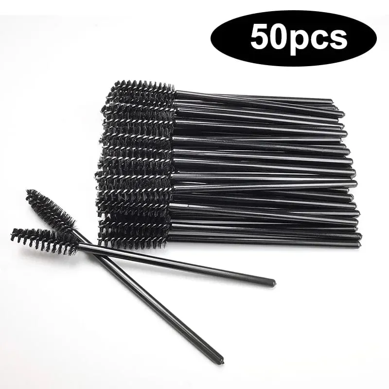 Wholesale 50/1000/2000pcs Spoolies Brushes Applicator Makeup Tools Eyelash Brush Mascara Wands Wholesale Eyebrow Lash Cleaning