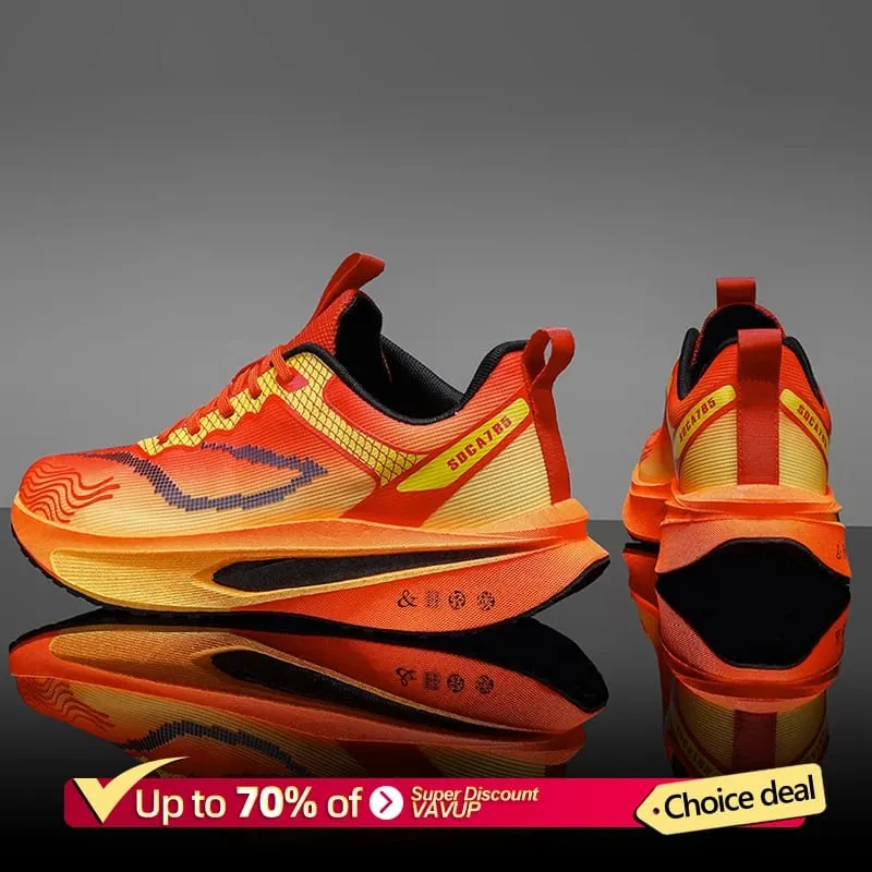 Marathon Men Sports Speciality Running Shoes Carbon Board Breathable Lightweight Women's Comfortable Athletic Nonskid Sneakers