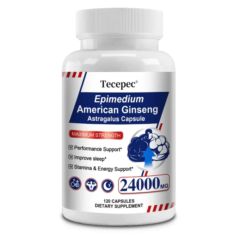 Ginseng & Astragalus Capsules Supports Strength Endurance & Energy Promotes Sleep Natural Immune Support 30/60/120 Capsules