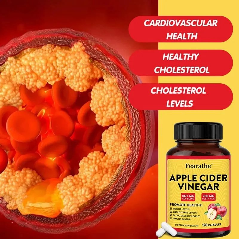 Apple Cider Vinegar Capsules na may Zinc at Vitamin D3 Support Metabolic Immune Digestive Gut Wellness & Daily Body Management