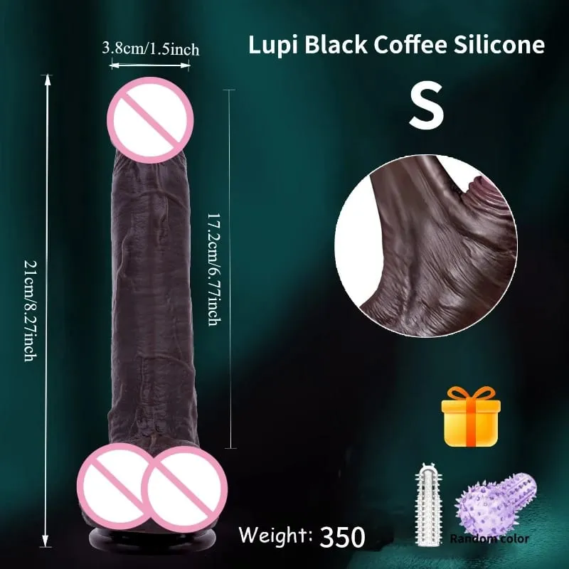 Woman Realistic Soft Double Layer Silicone Skin Sliding Foreskin Testicles Dildo Anal Massager Penis Butt Plug Adult Sex Toys18