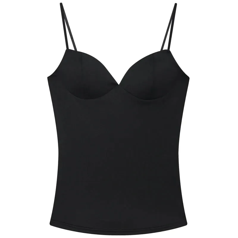Sexy Women Corset Slip Top Summer Burgundy Tanks & Camis Elegant Sleeveless Backless Cup Top Spandex Nylon Bustier Camisole