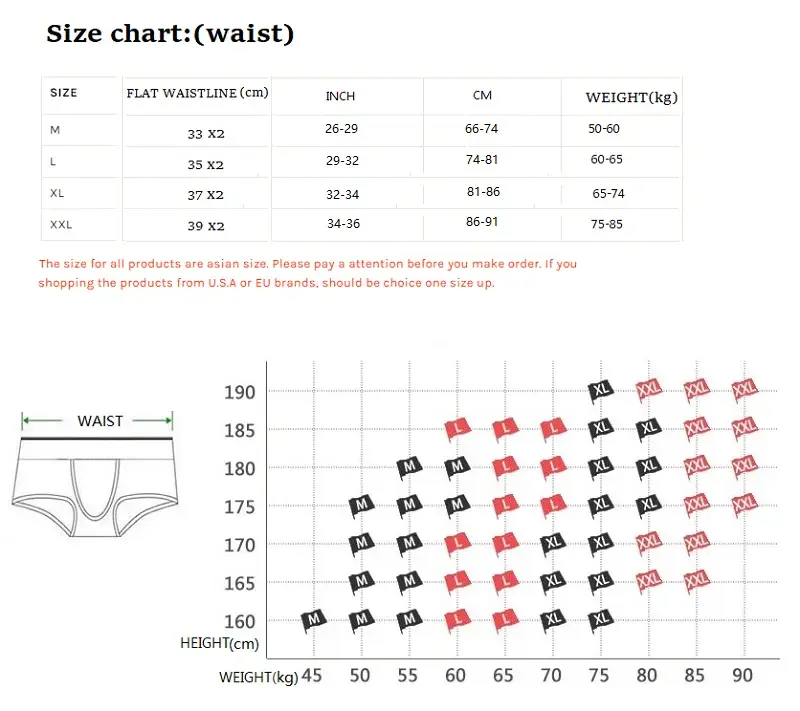 Classic Striped Trunks for Men Underwear Comfortable Breathable Cotton