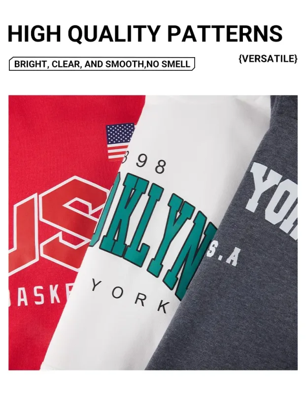 San Diego California Letter Printed Men Pullover Sweatshirts Soft Fleece Sweatshirt Crewneck Casual Clothes Oversized Streetwear