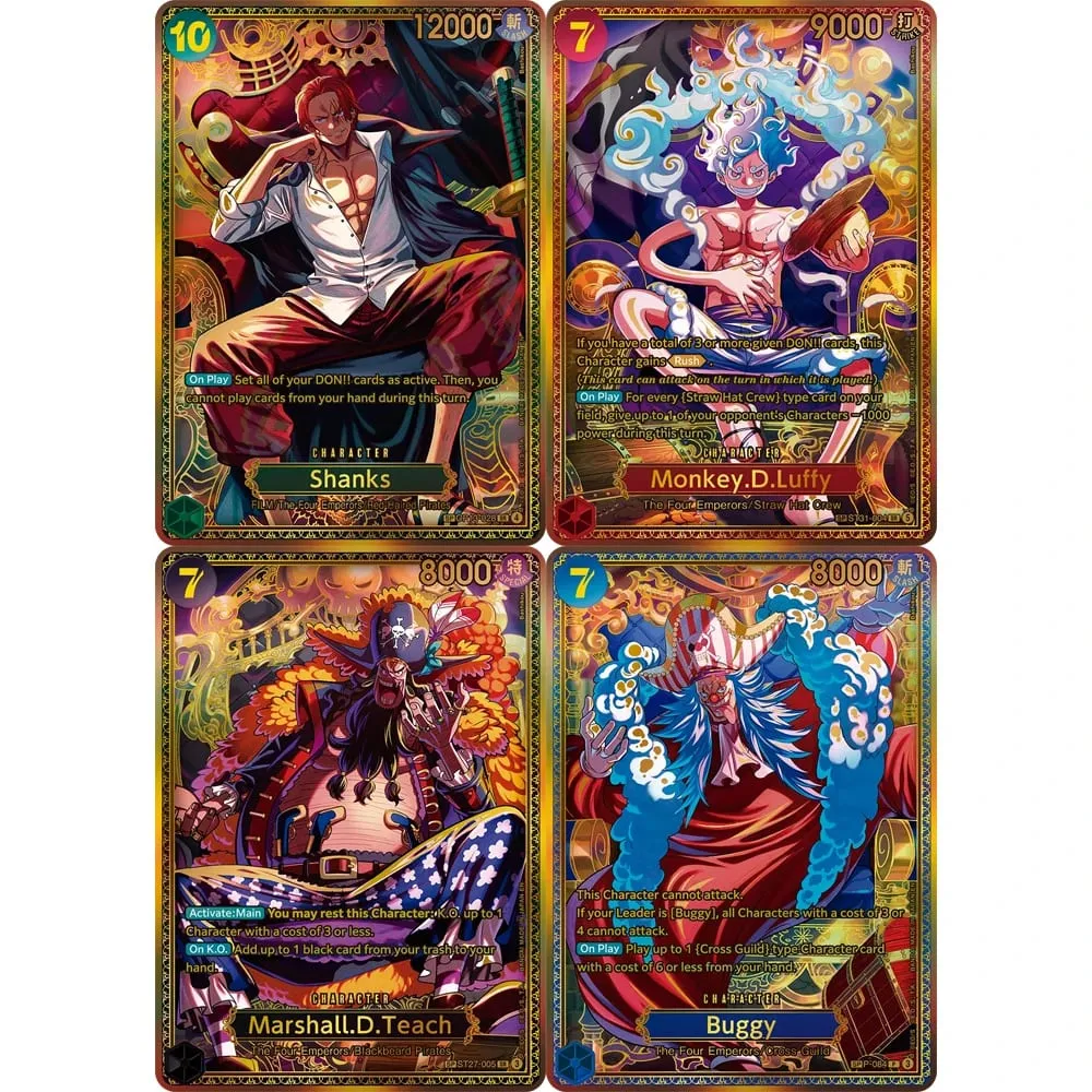 Collection Cards Monkey D. Luffy EB04-061 OPCG EN Shining Creativity Rare Holographic Embossed Textured Foil Card