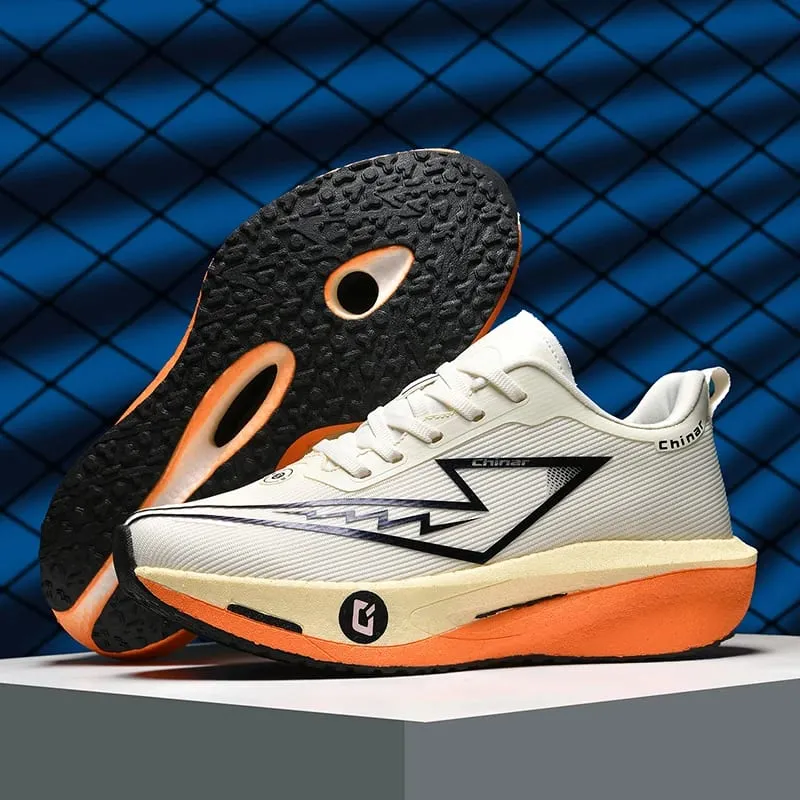 Athletic Running Shoes Men Carbon Board Marathon Outdoor Sports Shoes Breathable Lightweight Women's Comfortable Casual Sneakers