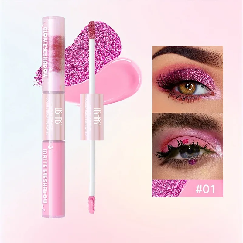 6 Color Waterproof and Sweat Proof Long Lasting Easy To Color Matte Eye Shadow Blue Highlight Natural Liquid Eye Shadow Makeup