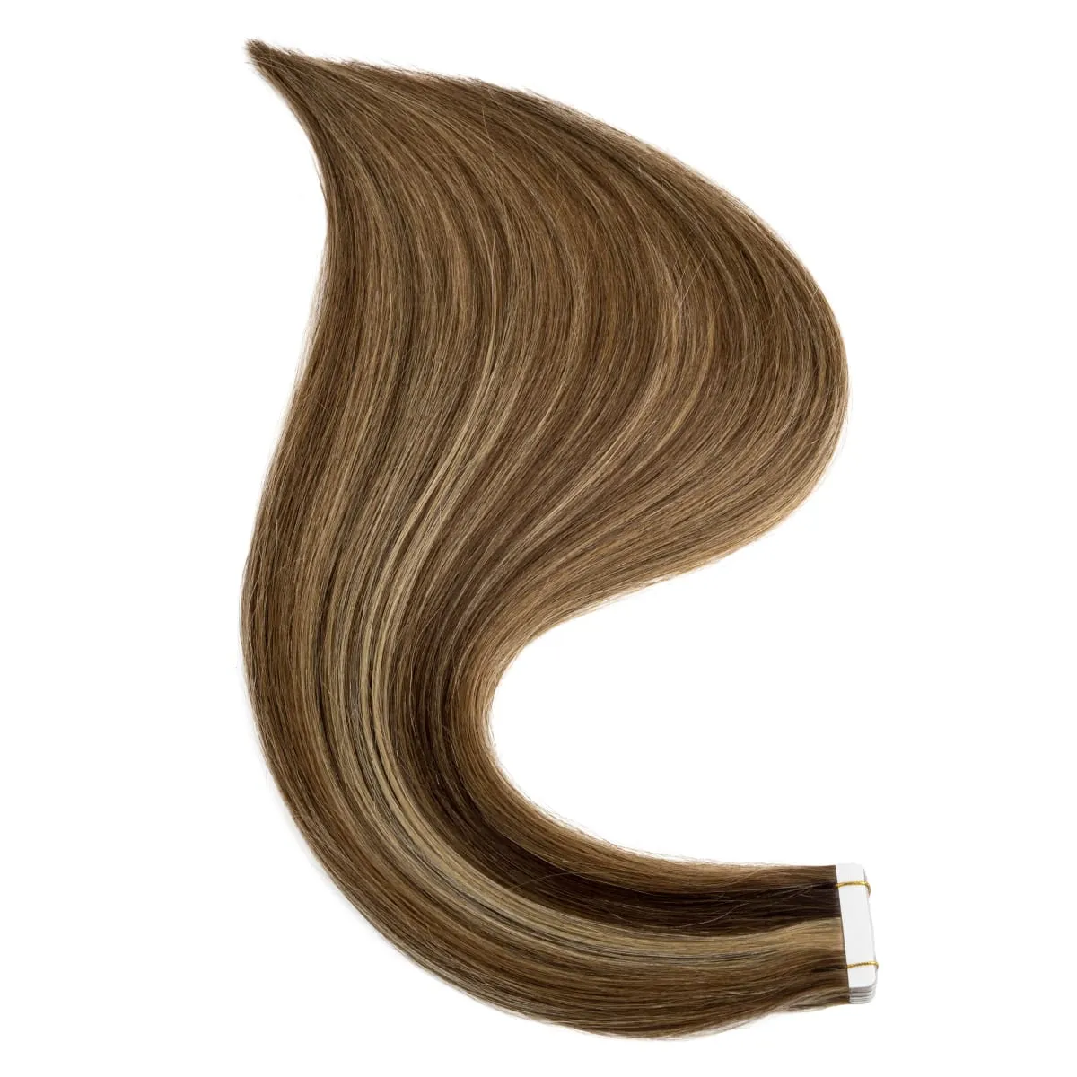 Cinta rubia en extensiones de cabello Cabello humano Platino #60 Cinta de trama de piel recta sin costuras en extensiones de cabello humano real 50G