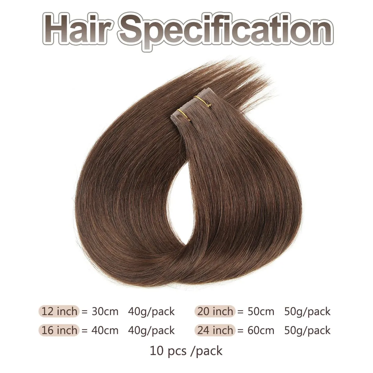 Butterfly Weft Hair Extensions Human Hair Glue-Free Double Invisible Weft with Micro Beads Natural Volume and Length 12-24Inches