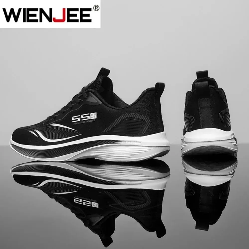 Men Running Walking Knit Shoe Casual Sneakers Breathable Sports Running Athletic Gym Lightweight Outdoor Women Shoes Size39-47