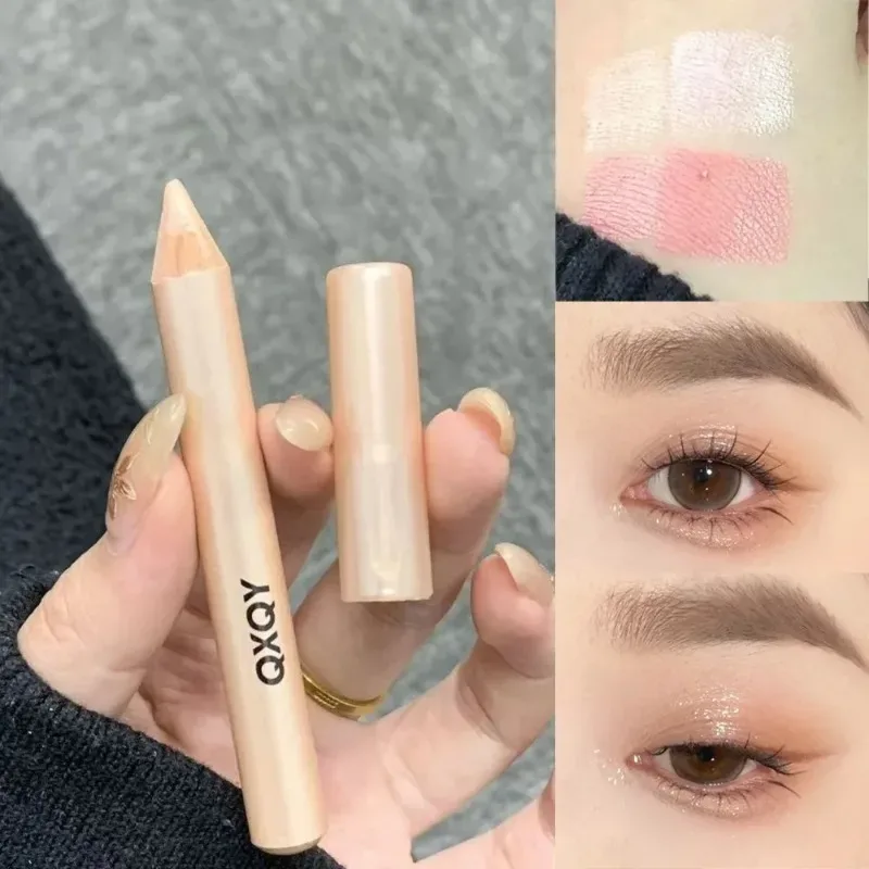 Sparkling Eye Silkworm Pen 3D Under-Eye Highlighter Pen Waterproof Smudge Long-Lasting Multi-Use Eye Liner Brightening EyeMakeup
