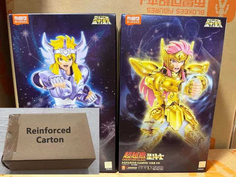 In Stock BLOKEES Saint Seiya CLASSIC CLASS Gold Saint Virgo Shaka Pisces Aphrodite Andromeda Cygnus EX Gold Assembled Model Toys