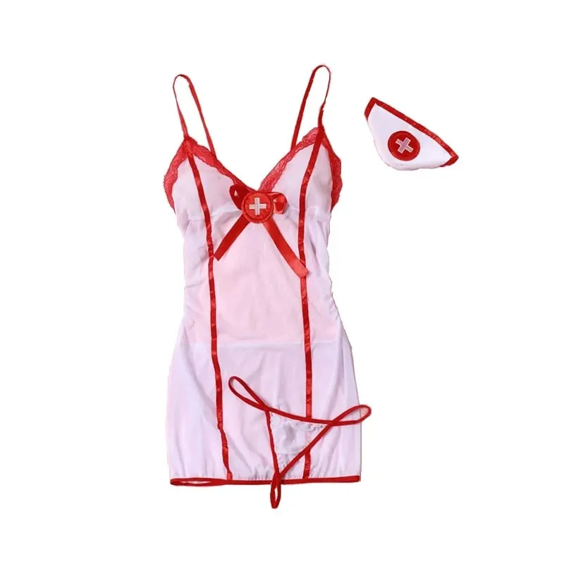 2027 Lingerie Set Erotic Underwear Set Transparent Porno Lace Sexy Bra And Panty Garter Set Costumes Sexy Hot Erotic Nurse Set — image 1