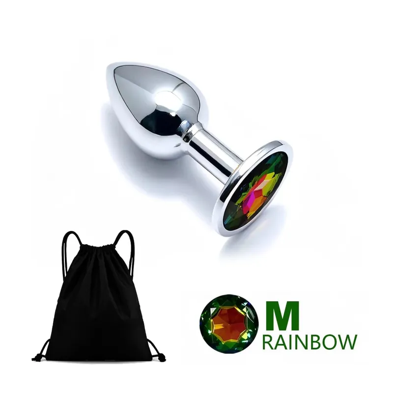 5 Size Metal Anal Plug Butt Plug Sex Toy Butt Toy for Women Men Couples Adult Game Masturbator Anal Diamond Sex Toys