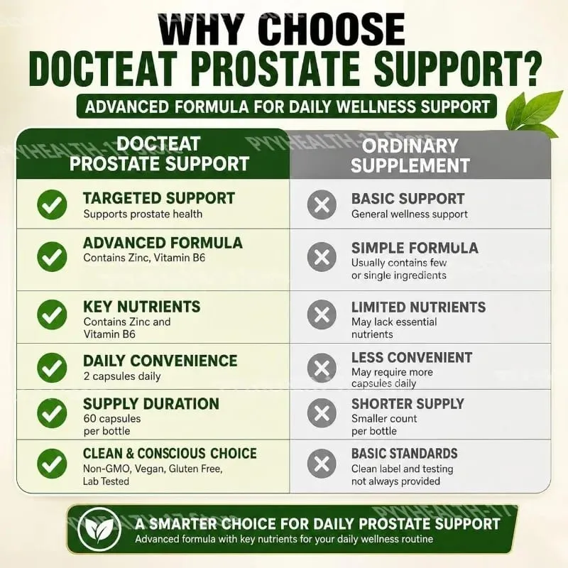 Prostate Support Capsules with Zinc and Vitamin B6 Saw Palmetto and Stinging Nettle Extracts for Support 60 Capsules
