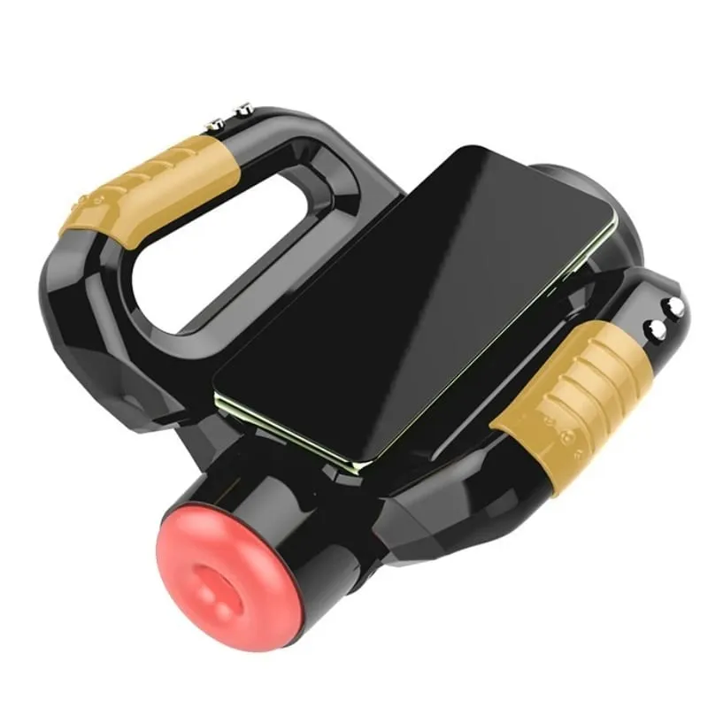 Automatic Male Masturbator Sex Toy with 10 Thrusting & Rotating Penis Pump Male Stroker Adult Toy Double Handle Sex Machine