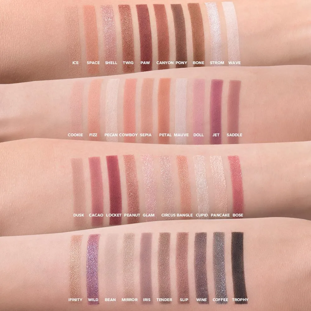 Neutral Vibes Matte 40 Colors Highlight Shimmer Eye Shadow Cosmetics Palette Glitter Eyeshadow