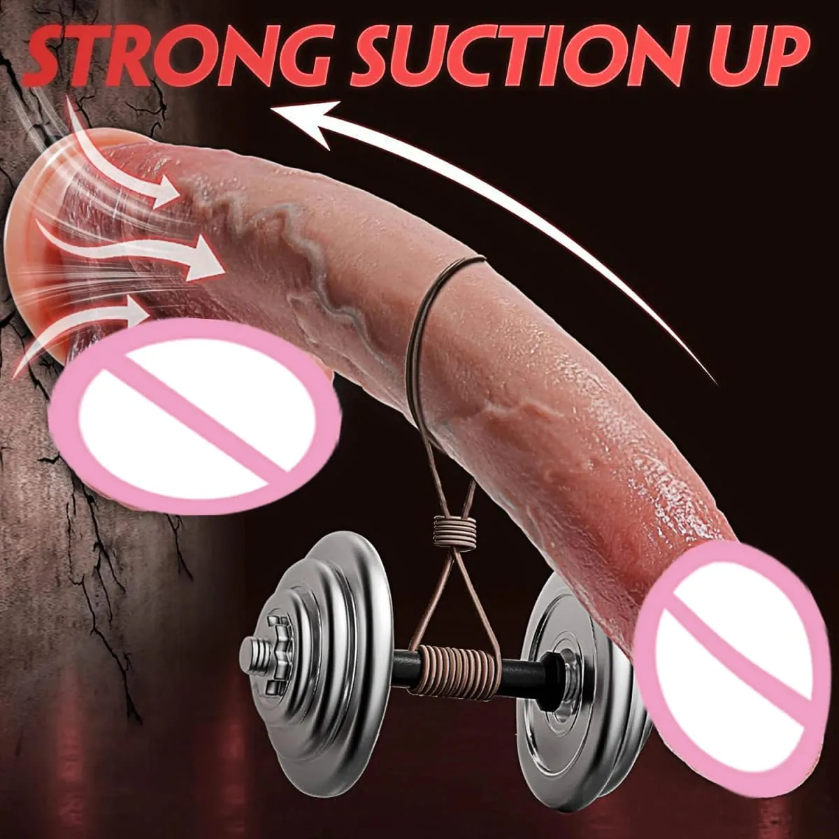 Thick Silicone Dildo Huge Fake Penis Double Cock Woman G-Spot with Powerful Suction Cup Adult Sex Toy Vagina Orgasm Masturbator