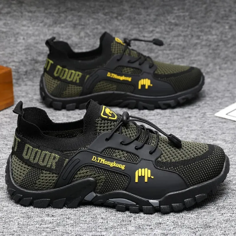 Men's Summer Breathable Outdoor Casual Shoes Men's Sports Shoes Comfortable and Lightweight Outdoor Sports Shoes