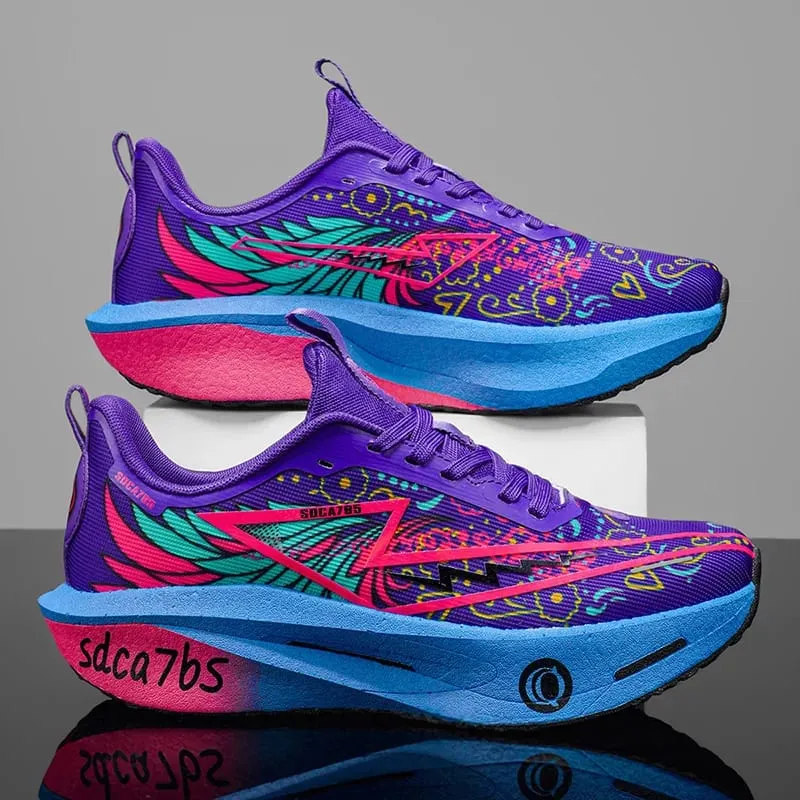 Marathon Running Shoes Carbon Board Men Sports Speciality Breathable Lightweight Women's Comfortable Athletic Nonskid Sneakers