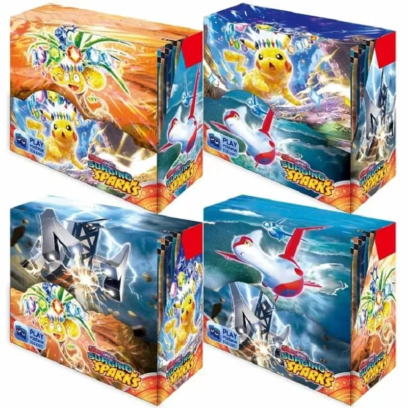 Pokémon PRISMATIC EVOLUTIONS SURGING SPARKS SCARLET&VIOLE 151 Booster Display Box Pokémon Booster Cards Játékkártyák