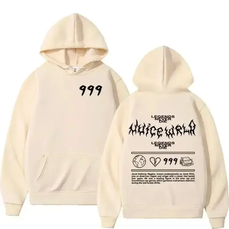 Juice WRLD – sweat-shirt à capuche pour hommes, mode Hip Hoo, pull décontracté, unisexe, Style de rue, coupe ample, chaud, tendance Y2K, automne 2026