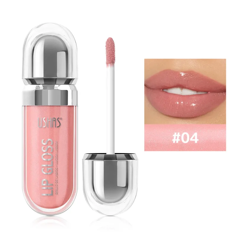 Shimmer Lip Gloss 12 Shades Glass High Shine Μη κολλώδες Ενυδατικό Μακιγιάζ χειλιών που γεμίζουν μεγάλη διάρκεια