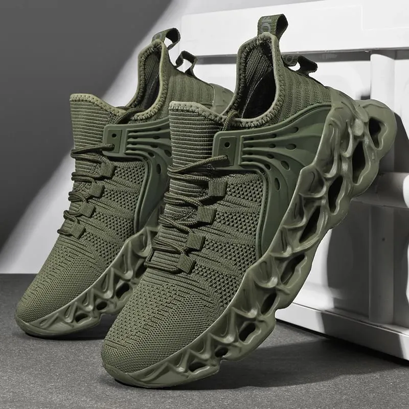 Scarpe da ginnastica da uomo in rete atletica, scarpe da corsa comode e leggere per uomo, suola morbida, scarpe casual antiscivolo, passeggiate all'aperto